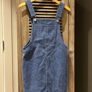 Mango Casual Blue Corduroy Overalls